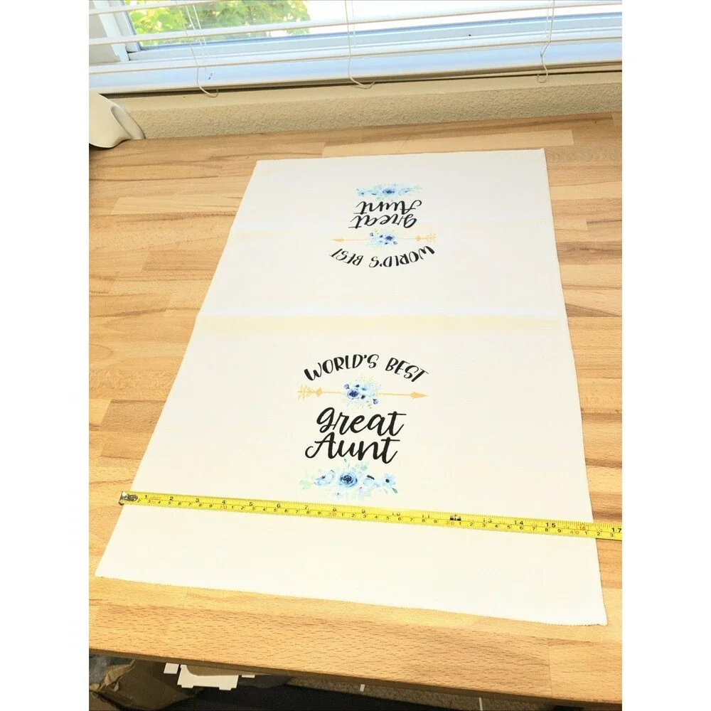 Great Aunt Gift Kitchen Tea Towel World's Best Great Aunt Christmas Birthday